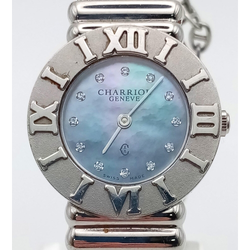 1391 - 2 Ladies wrist watches: Charriol Geneve swiss made watch, and an Oasis bracelet watch.