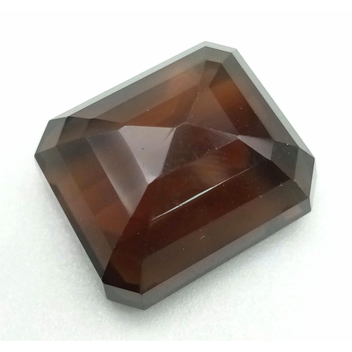 1555 - 23.25ct Natural Smoky Quartz Gemstone with  GLI Certification AAA Grade  17.20 x 15.00 x 10.90mm