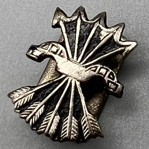 377 - Spanish Civil War Period, German Condor Legion Veterans Lapel Pin. Unique serial number on the back.