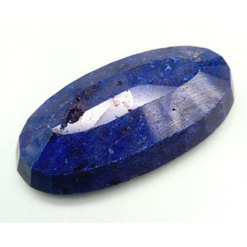 830 - 409.04ct Oval Shape Natural Blue Sapphire oval cabochon IGLI Certified gem 65.56 x 32.75 x 19.85mm