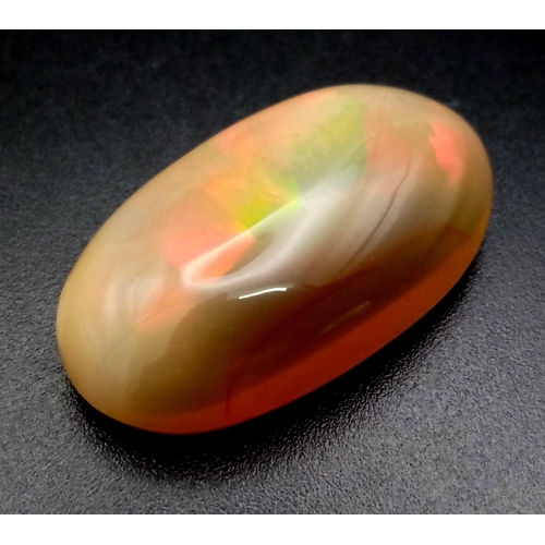 1070 - 29.51ct Natural Ethiopian Noble Fire Opal - Large Rare Size Earth Mined Natural Gemstone with ITL&G ... 