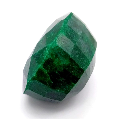 360 - 1093ct Massive Natural Green Emerald Beryl Gemstone with GLI Certification, Oval Shape   69.00 x 32.... 