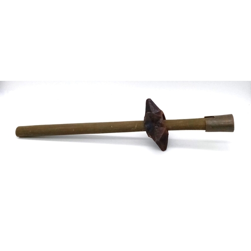 720 - Museum Quality Replica WW1 British Trench Mace. Designed to fit onto an entrenching tool handle. The... 