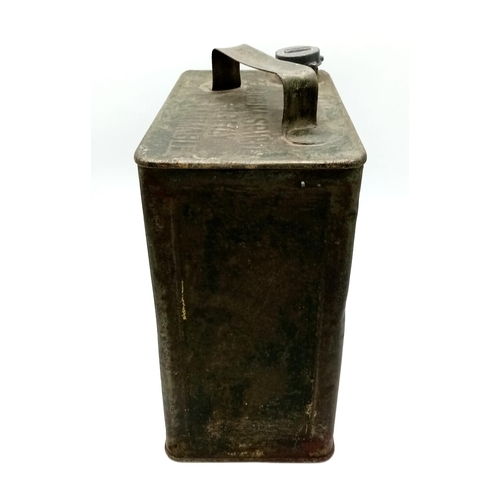 875 - A 1944 (D-Day) British “Flimsy” Fuel Can. Found in a barn near Caen Normandy, France.