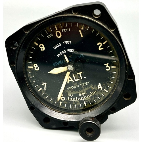 243 - WW2 British Air Ministry Altitude Gauge. As used in Spitfires and Lancaster’s.