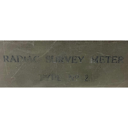 663 - A Vintage and Scarce Cold War Period (Circa 1958) Radiac Post Attack Radiation Survey Meter Type 2 I... 