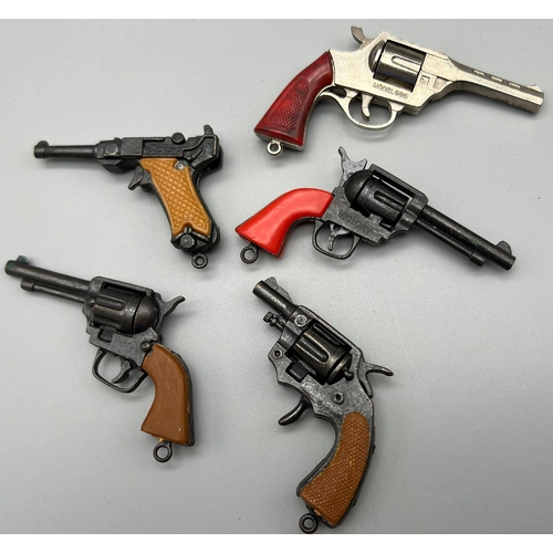 670 - A Superb Set of Vintage Working Action Miniature Pistols and Revolvers, Western Models up to WW2 Per... 