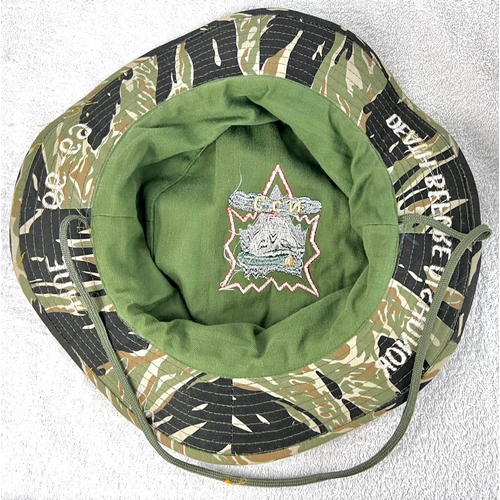 791 - A Vietnam War Era Special Forces Tiger Cam Jungle Bonnie Hat Size 58.