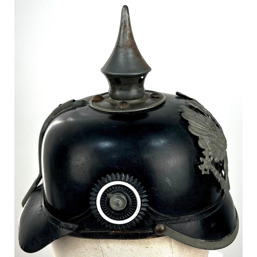 103 - A WW1 Imperial German 1915 Model Enlisted Mans Pickelhaube.