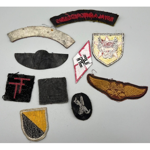 936 - 10 x Military Cloth Patches.