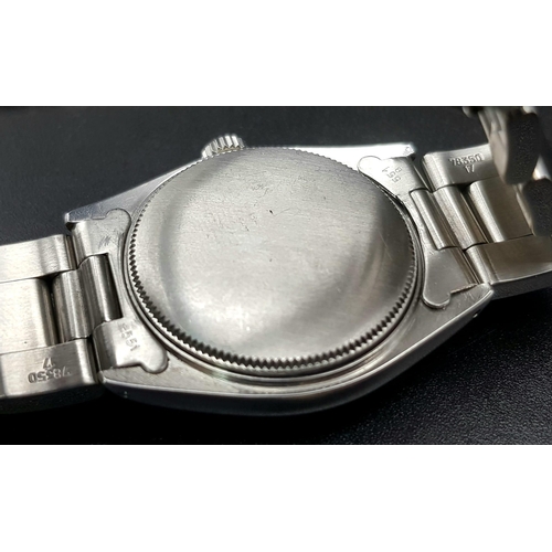 45 - A Rolex Stainless Steel Mickey Mouse Midsize Watch. Stainless steel strap and case - 31mm. Silver to... 