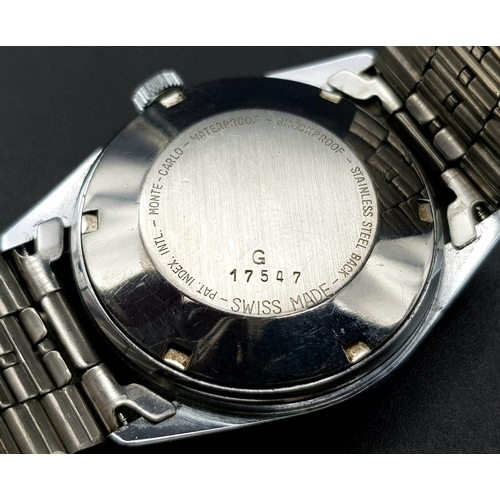 1025 - A DALIL AUTOMATIC STAR WATCH WITH CENTRE COMPASS AND ARAMAIC WRITING.   36mm