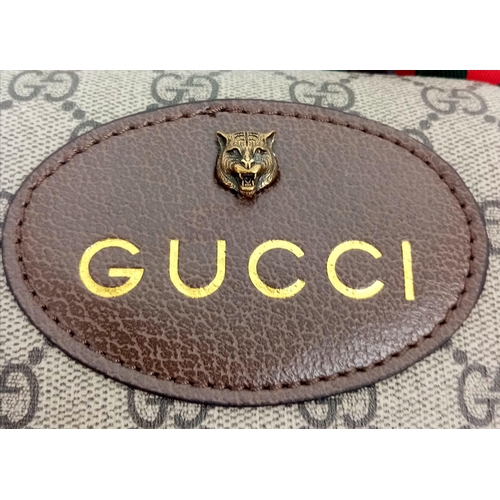 316 - A GUCCI FULL SIZE BACKPACK IN GOOD CONDITION