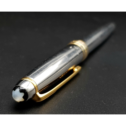 2 - A Rare Limited Edition Solid 950 Platinum Mont Blanc Fountain Pen. Model: FP 144 SOL Platinum M. Com... 