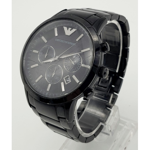 Emporio Armani Black bracelet watch AR 2453 with box and papers