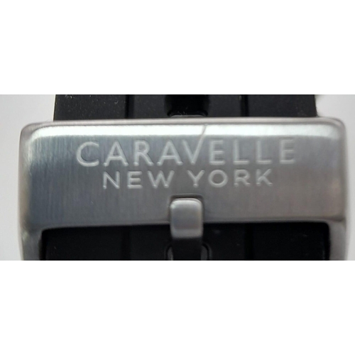 970 - A Caravelle of New York Chronograph Gents Watch. As new, in case. In full working order.