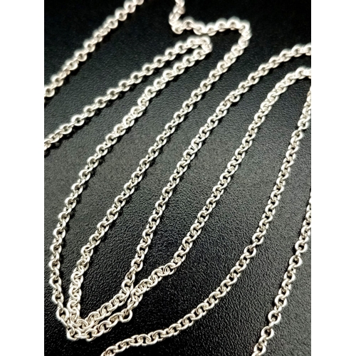 1101 - Alex Monroe Sterling Silver Necklace of 2 hands.
All Proceed go to charity on this lot.
 weighs 3.26... 