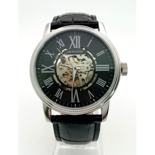 Montine gents skeleton on sale watch