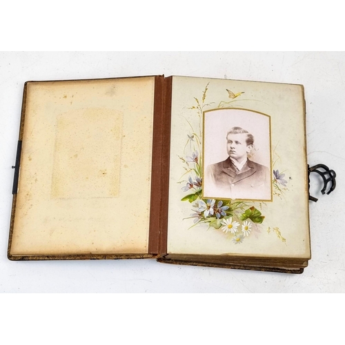 390 - A Weird and wonderful Antique (mid 19th century) Photography Book with Pictures of a few different G... 