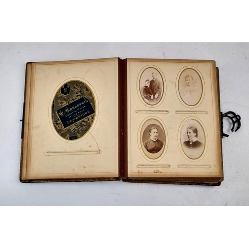 390 - A Weird and wonderful Antique (mid 19th century) Photography Book with Pictures of a few different G... 