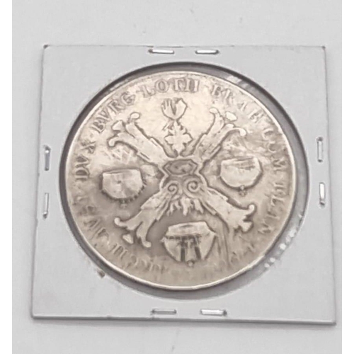 551 - 1797 Austrian Emperor Franz II Silver Thaler Coin, in good condition and clear definition, please se... 