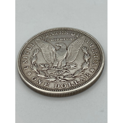 120 - SILVER MORGAN DOLLAR 1921 in extra fine condition. Having Rarer Denver mint mark.