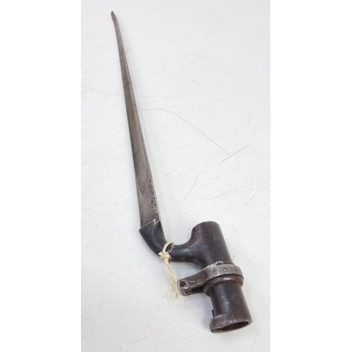 325 - A Rare 1850s British Bayonet Manufactured for Export to Egypt or Turkey. 64cm total length. Good con... 