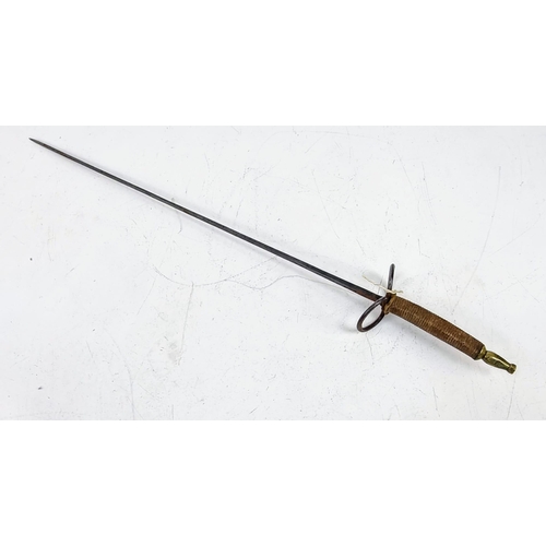 578 - An Antique Solingen Child's Rapier Sword. Markings on blade. Total length - 71cm. Please see photos ... 