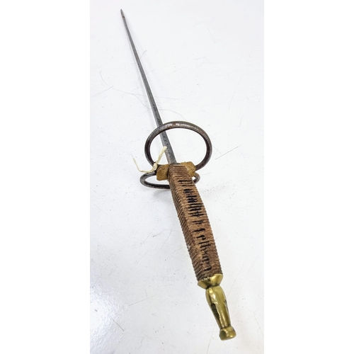 578 - An Antique Solingen Child's Rapier Sword. Markings on blade. Total length - 71cm. Please see photos ... 