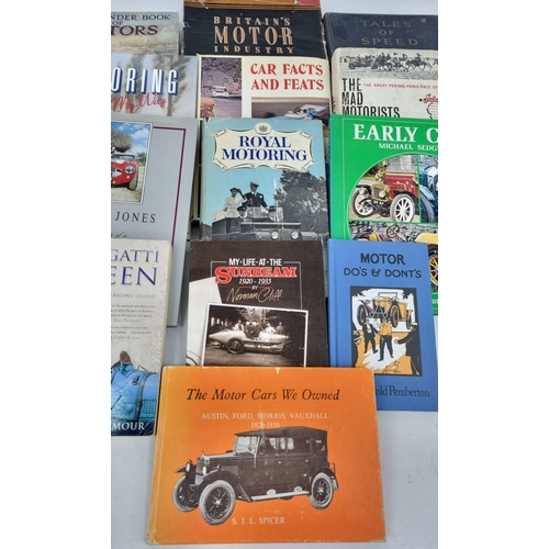 404 - A collection of 13 Vintage Motoring books - some rare. Please see photographs for the full range of ... 