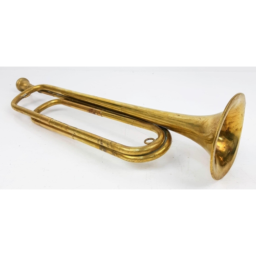 139 - 3rd Reich Hitler Youth Banner Trumpet