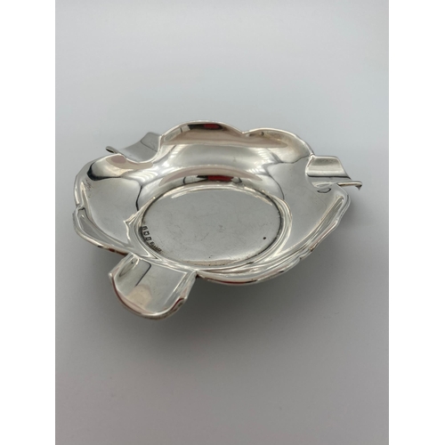 244 - Antique SILVER ART DECO ASHTRAY with clear Hallmark for S Blackansee and son, Birmingham 1923. Appro... 