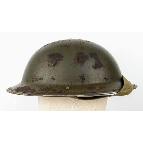 111 - 1939 Dated British Army MK II Helmet. Used by the Irish Army during their emergency crisis 1939-1945... 