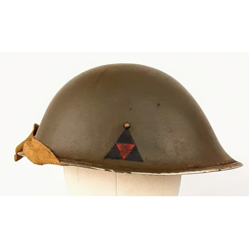 146 - WW2 British 3rd Infantry MK IV Helmet