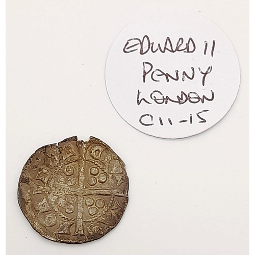 446 - An Edward II Silver Penny, 1455-1463, near fine condition, minted in London. Class 11-15.