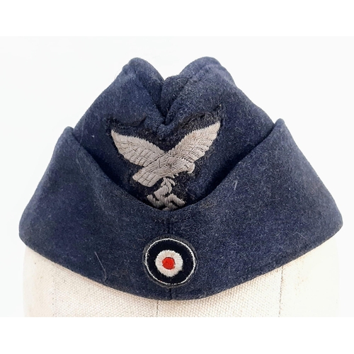 62 - WW2 German Luftwaffe Enlisted Mans Side Cap