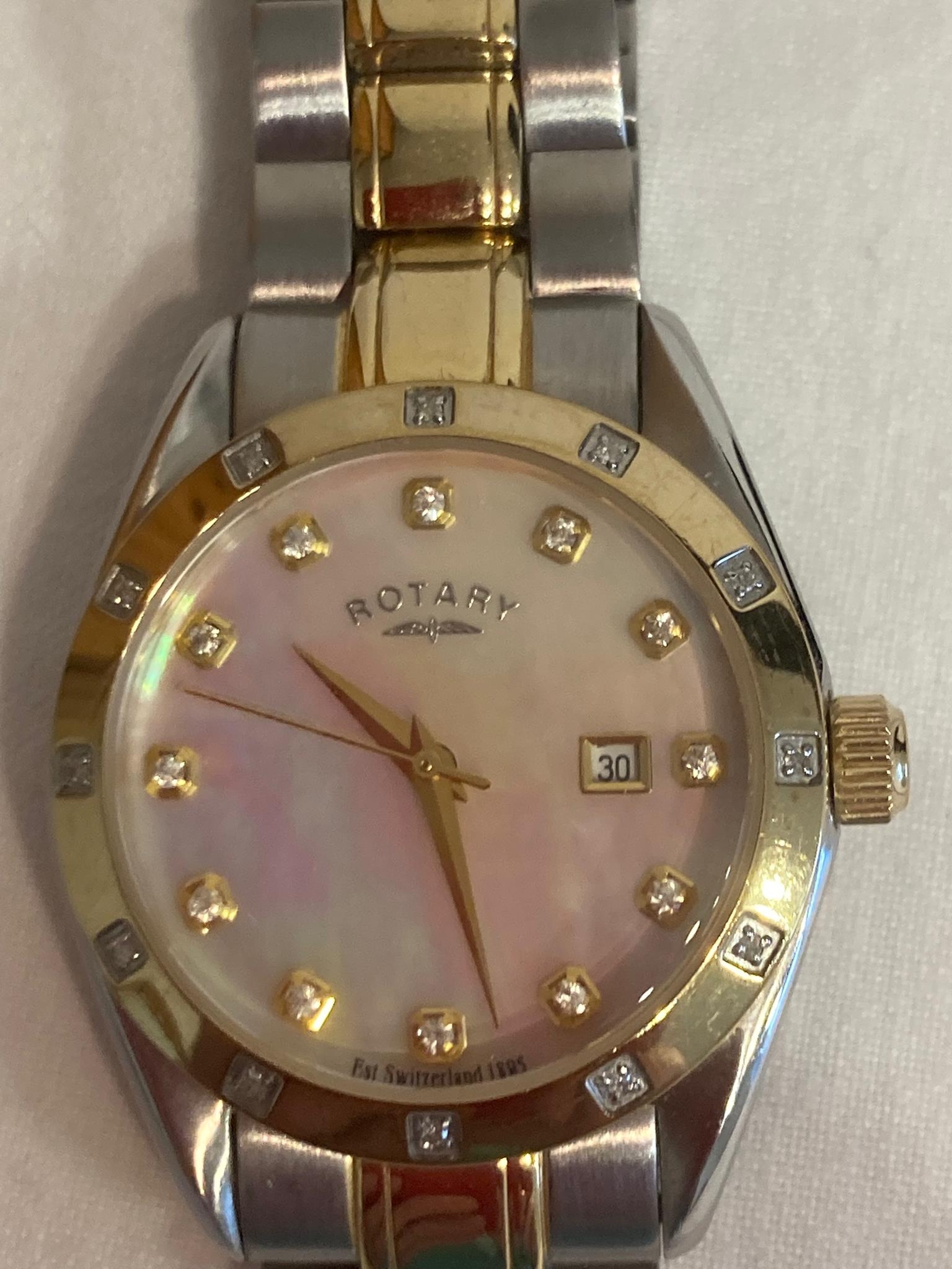 Ladies ROTARY ROCKS DIAMOND SET WRISTWATCH model RLB00002 41