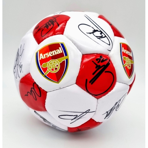 22 - An Official Arsenal FC Signed 2004/5 Football. Signatures include: Henry, Viera, Pires, Ljungberg an... 