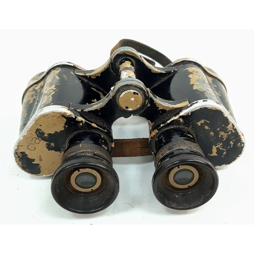 41 - A Pair of WW2 German Swarovski Made 6x30 Binoculars. The binoculars with manufacture coding to the l... 