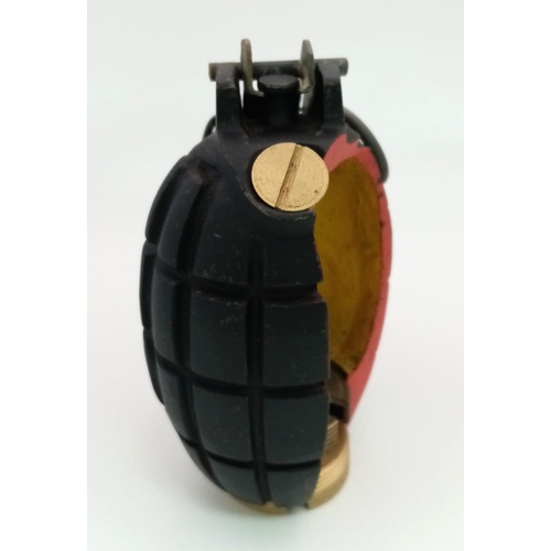 132 - INERT WW1 British N° 5 Cut Away Mills Grenade.