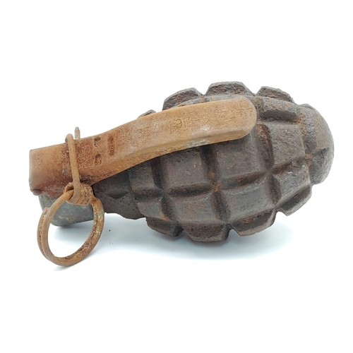 478 - INERT WW2 French F.1 Grenade. The manufacturing of these ceased in 1940 after Nazi Occupation.