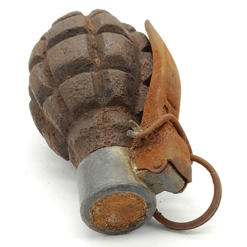 478 - INERT WW2 French F.1 Grenade. The manufacturing of these ceased in 1940 after Nazi Occupation.