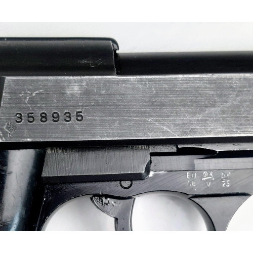 165 - A German Deactivated Walther P38 Semi-Automatic Pistol.
Developed by Carl Walther as the service pis... 