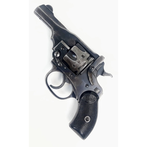 373 - A Deactivated British Webley Mark IV Service Revolver Pistol. Introduced in 1899 and made its mark i... 