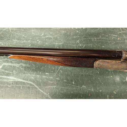 495 - A Rare Husqvarna 16 Gauge SBS Hammer-Action Shotgun. Ser.no118267. Shotgun licence needed.