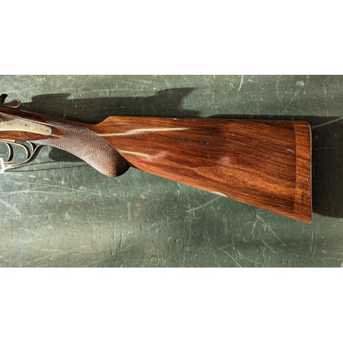 495 - A Rare Husqvarna 16 Gauge SBS Hammer-Action Shotgun. Ser.no118267. Shotgun licence needed.