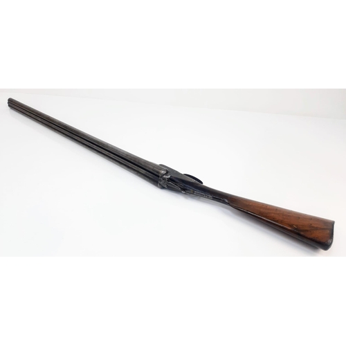 121 - A Vintage Possibly Antique Thomas Bland and Sons 12 Bore Deactivated Double Barrel Shotgun. Beautifu... 