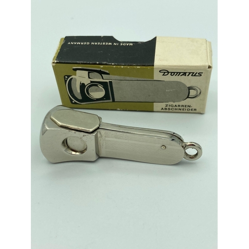 Vintage Solingen German cigar cutter with markings for Donatus