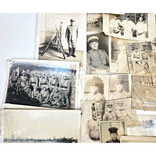 517 - APPROX 100 WWII JAPANESE PHOTOS..