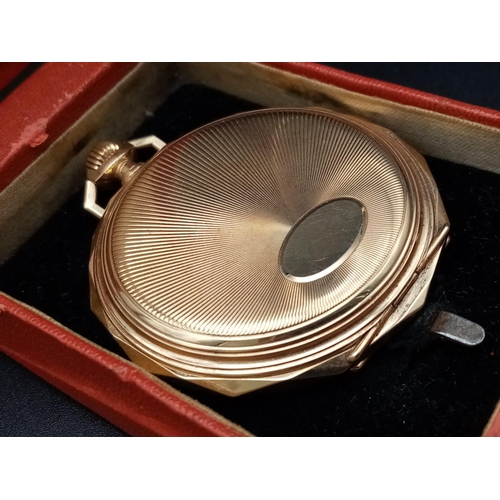 3 - A Vintage IWC 14K Gold Full Hunter Pocket Watch. A wonderful piece of craftsmanship from this sublim... 